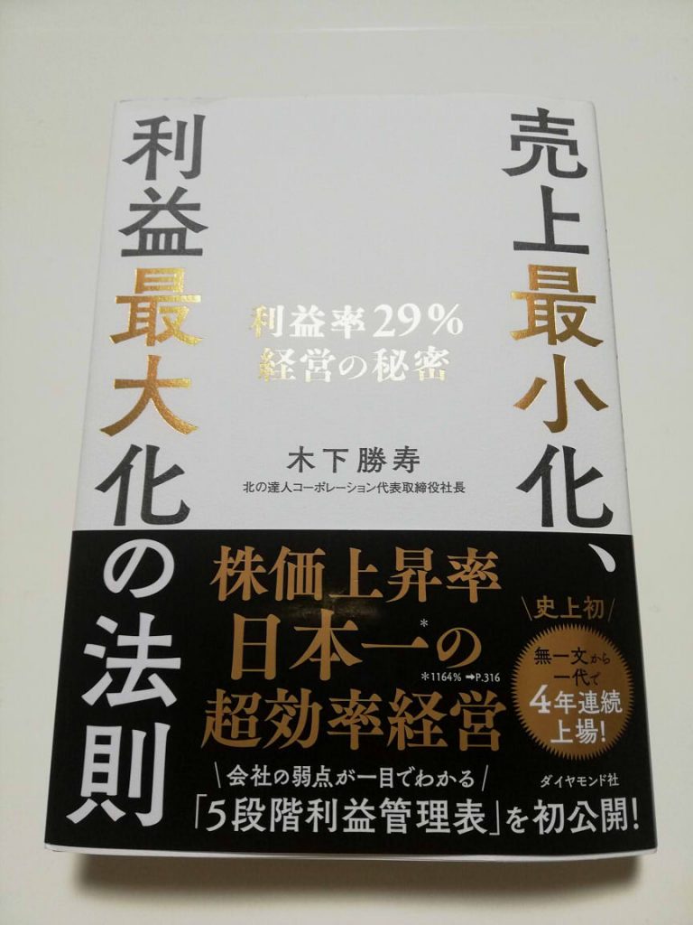 売上最小化、利益最大化の法則─利益率29％経営の秘密 | patent & marketing